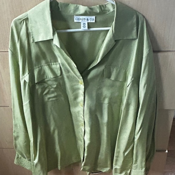 Lime Green Blouse - Picture 1 of 1